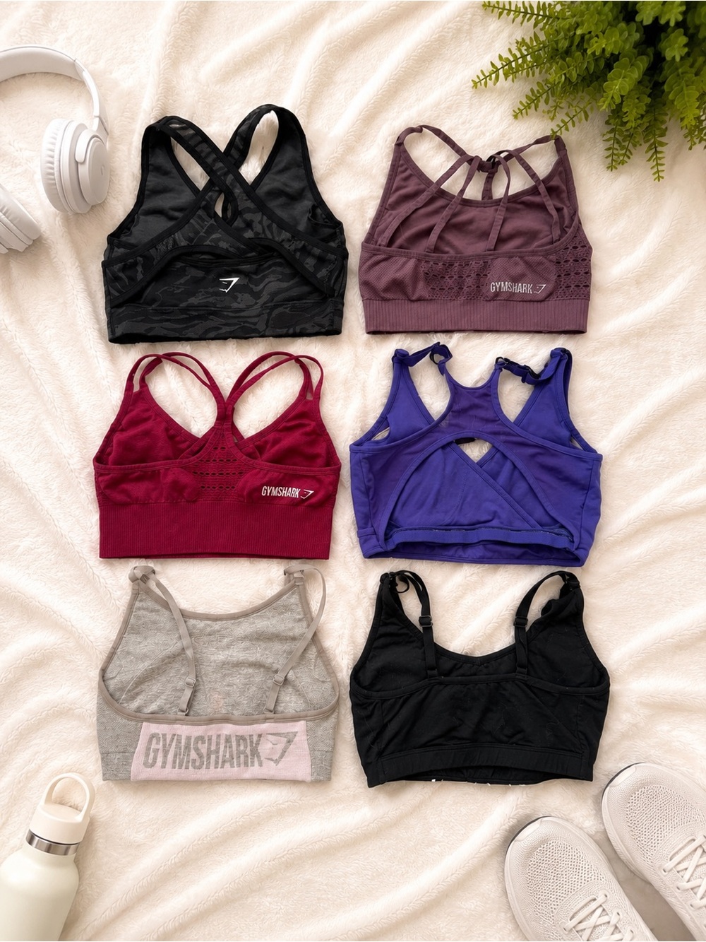 Gymshark Sports Bra Collection Bundle Size Small - Picture 2 of 2